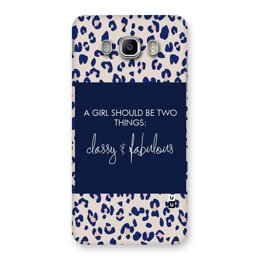 Classy and Fabulous Back Case for Samsung Galaxy J5 2016