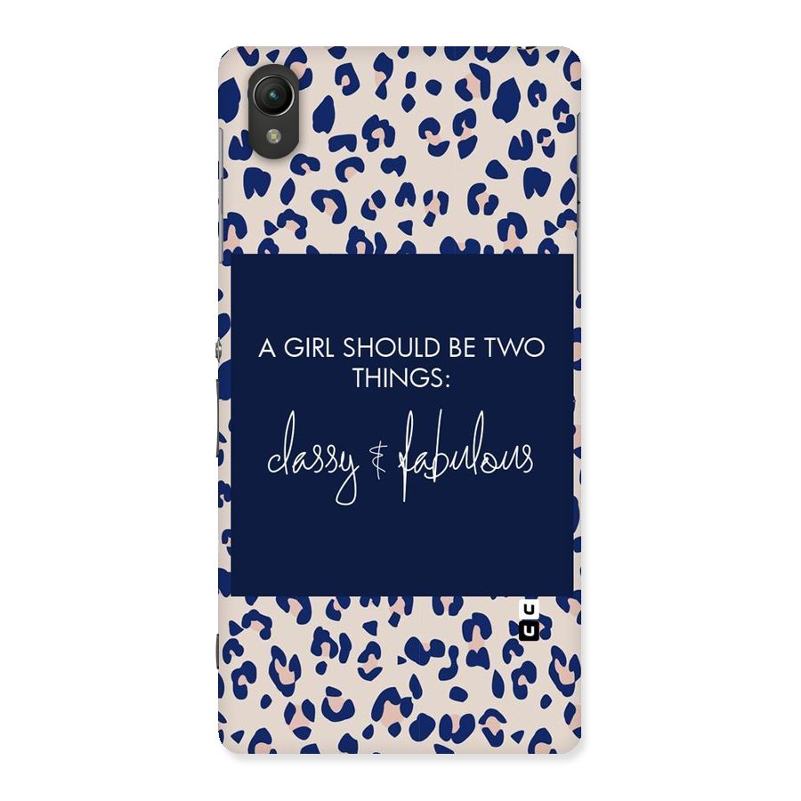 Classy and Fabulous Back Case for Sony Xperia Z2