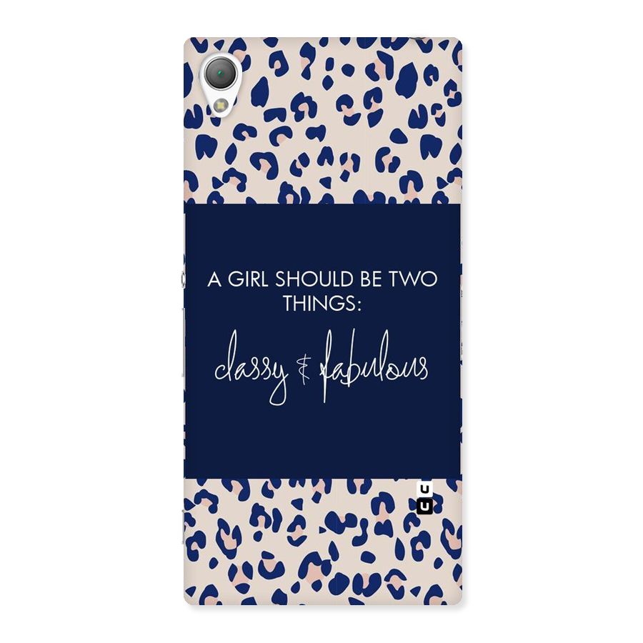 Classy and Fabulous Back Case for Sony Xperia Z3