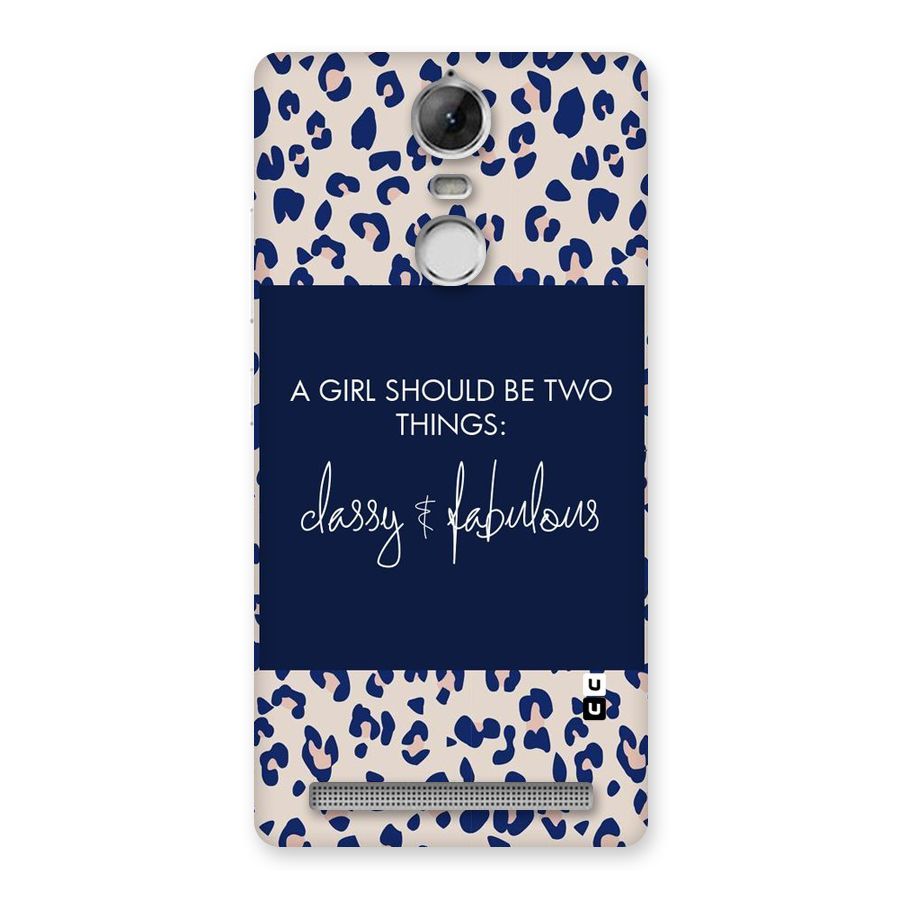 Classy and Fabulous Back Case for Vibe K5 Note