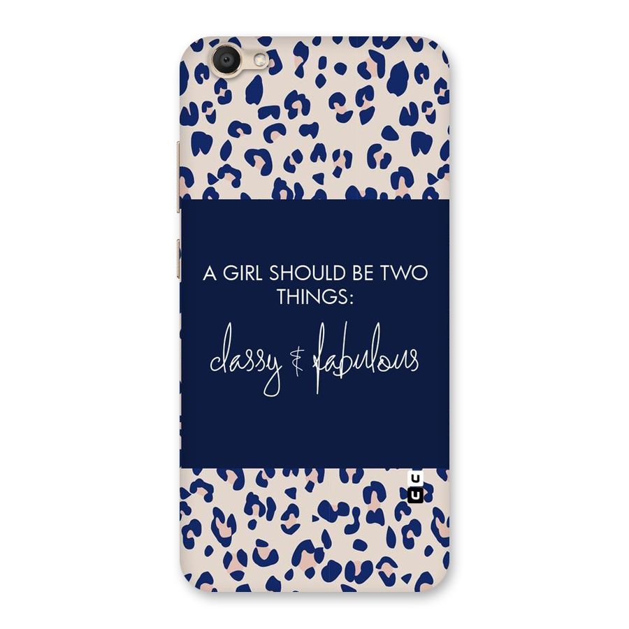 Classy and Fabulous Back Case for Vivo V5