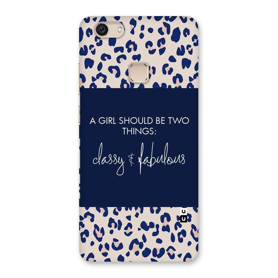 Classy and Fabulous Back Case for Vivo V7
