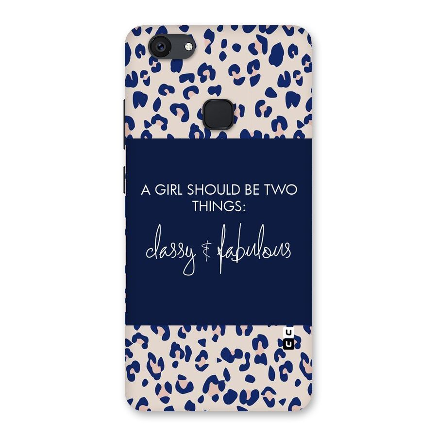 Classy and Fabulous Back Case for Vivo V7 Plus
