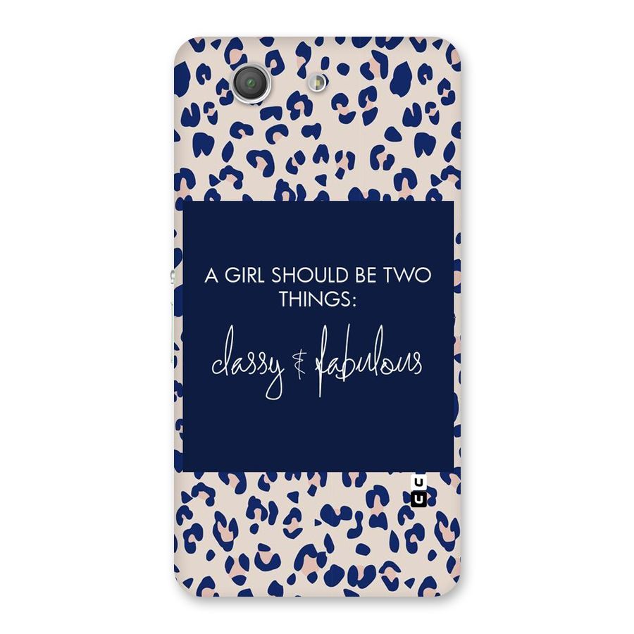 Classy and Fabulous Back Case for Xperia Z3 Compact