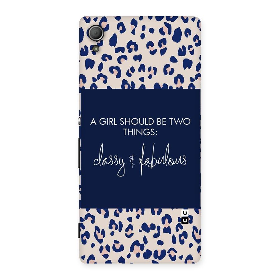 Classy and Fabulous Back Case for Xperia Z3 Plus