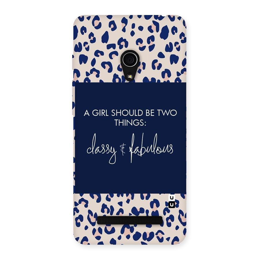 Classy and Fabulous Back Case for Zenfone 5