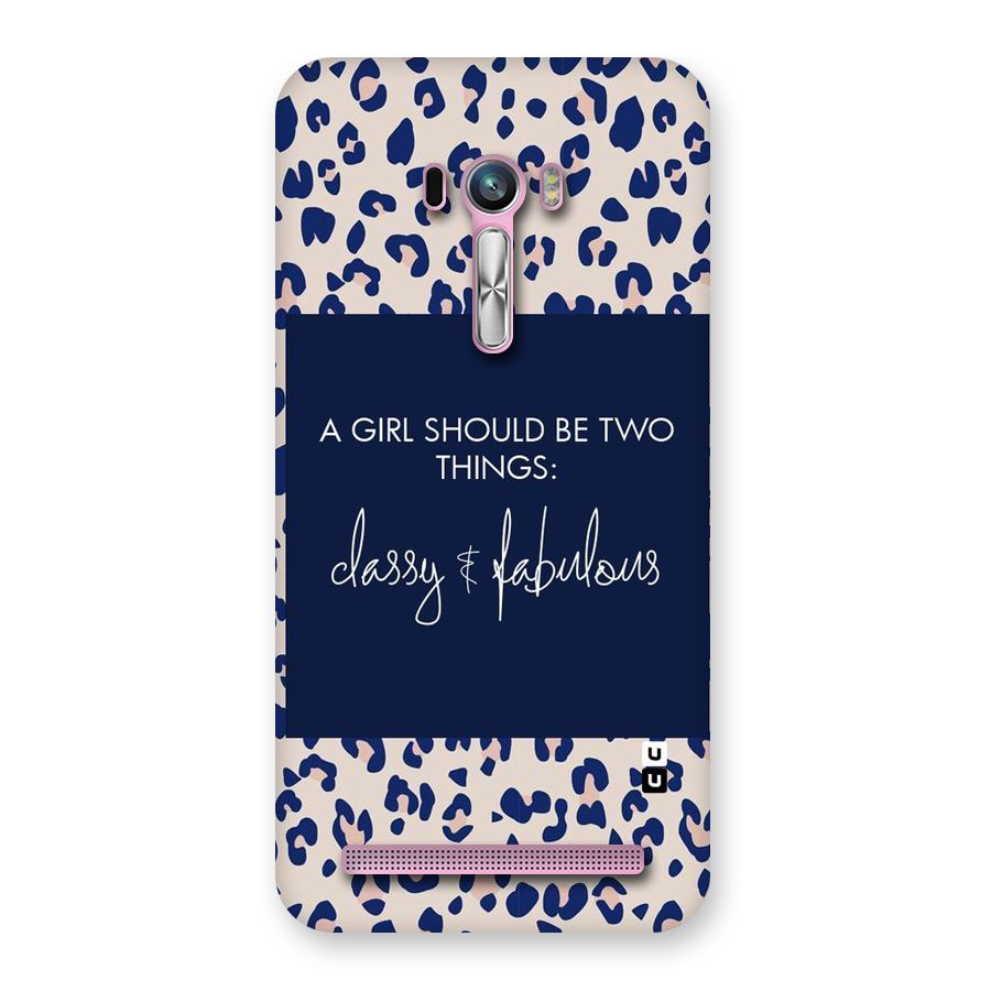 Classy and Fabulous Back Case for Zenfone Selfie