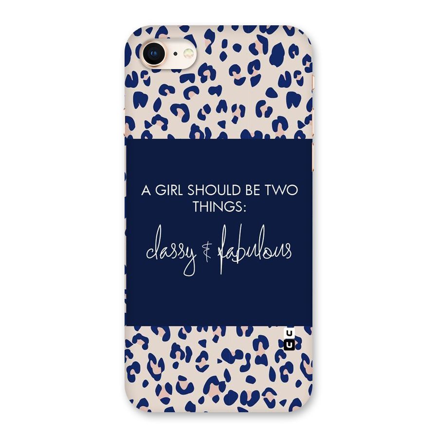 Classy and Fabulous Back Case for iPhone 8