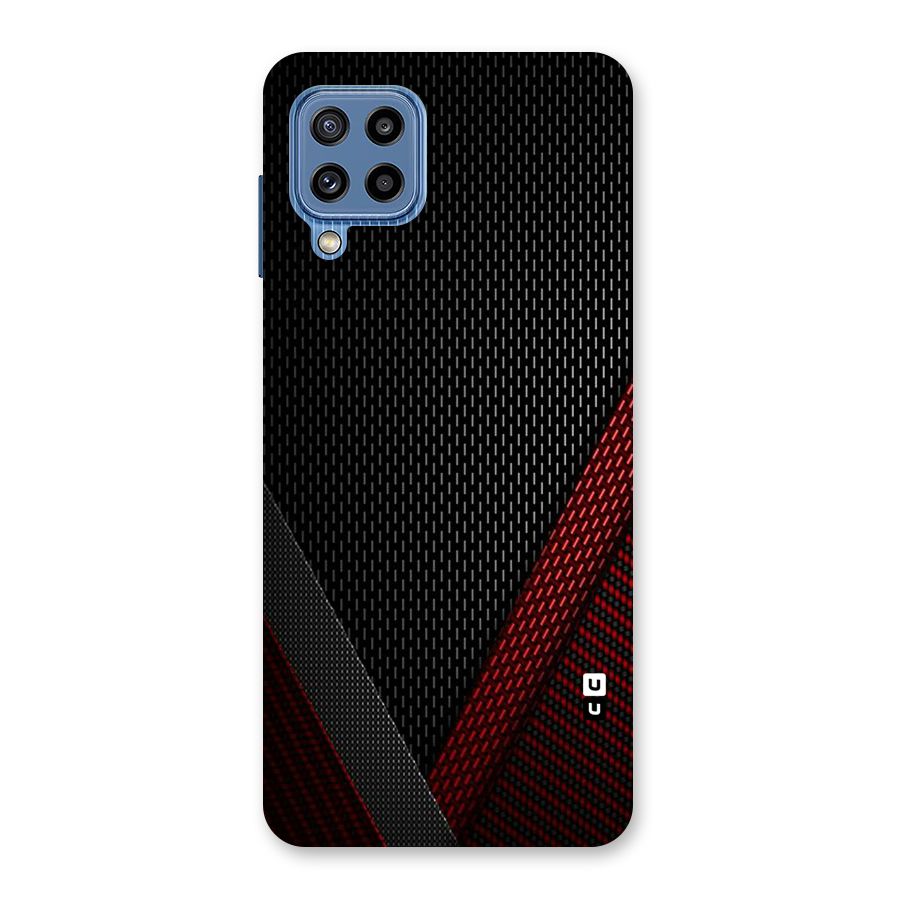 Classy Black Red Design Back Case for Galaxy M32