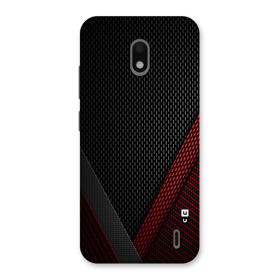 Classy Black Red Design Back Case for Nokia 2.2