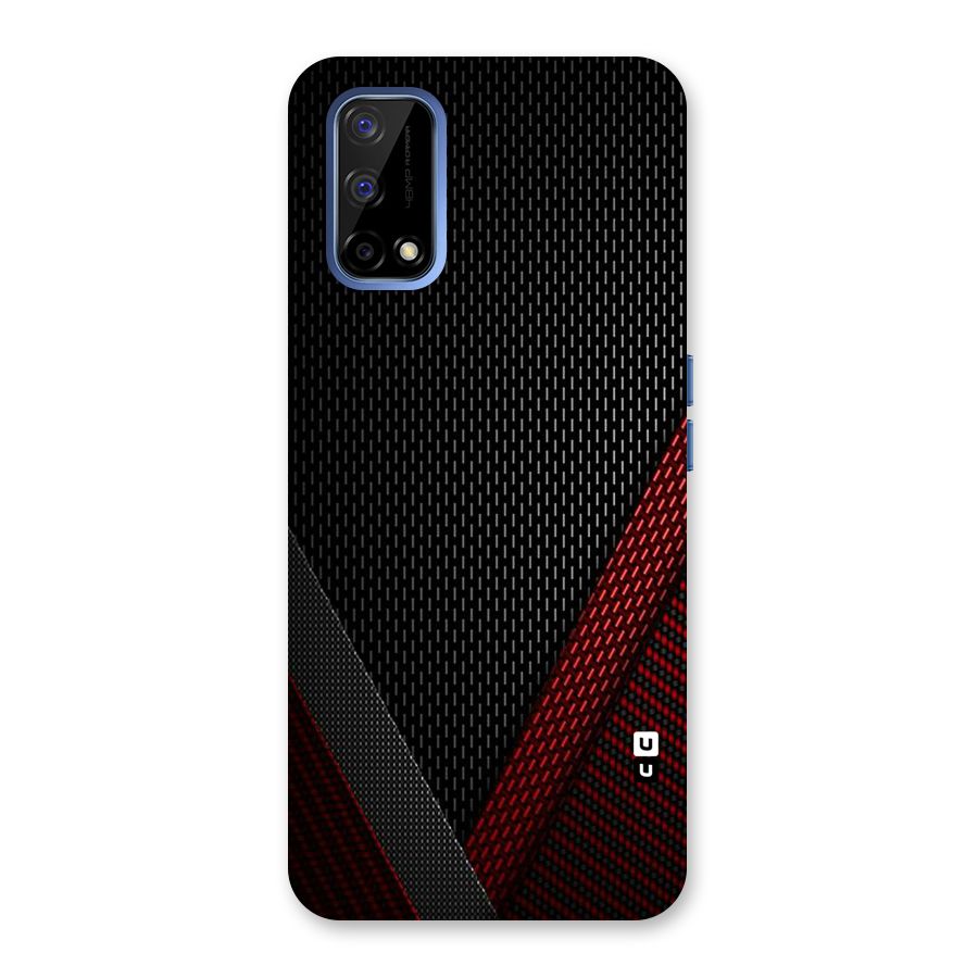 Classy Black Red Design Back Case for Realme Narzo 30 Pro