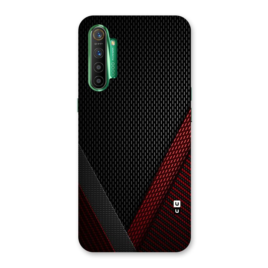 Classy Black Red Design Back Case for Realme X2