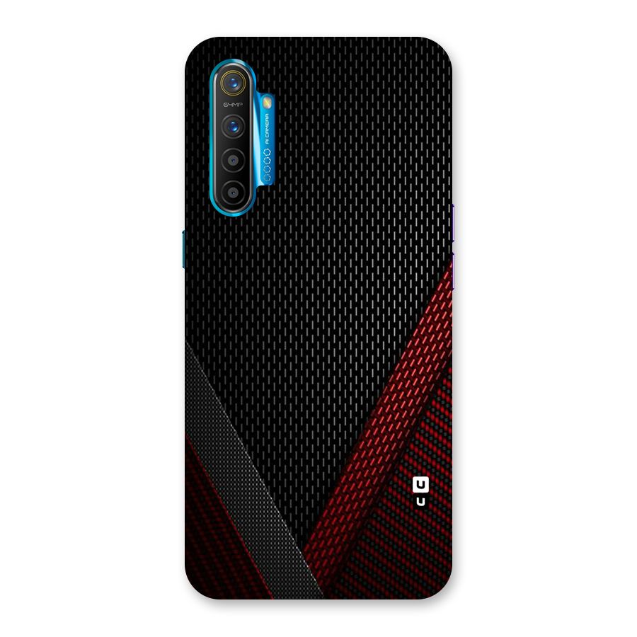 Classy Black Red Design Back Case for Realme XT