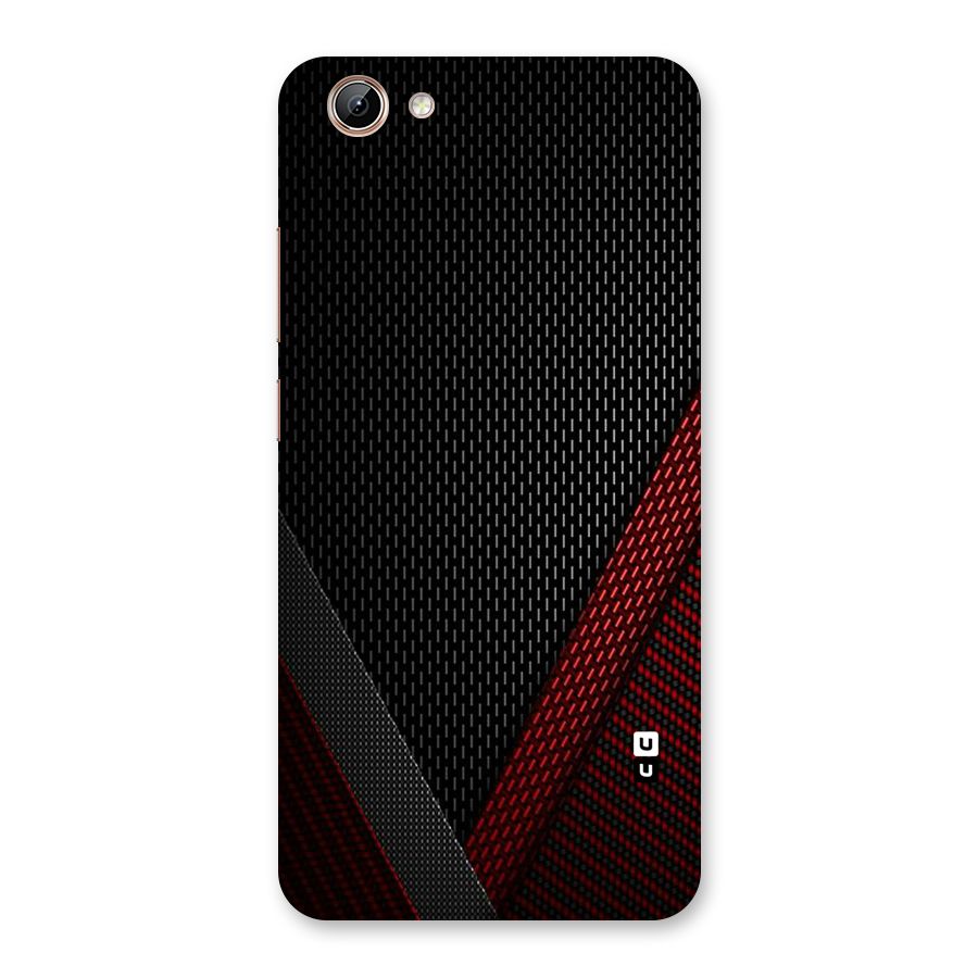 Classy Black Red Design Back Case for Vivo Y71i