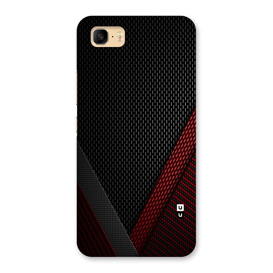 Classy Black Red Design Back Case for Zenfone 3s Max