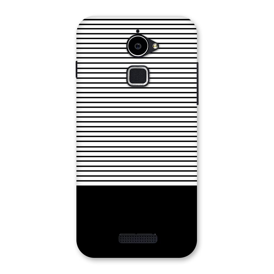 Classy Black Stripes Back Case for Coolpad Note 3 Lite