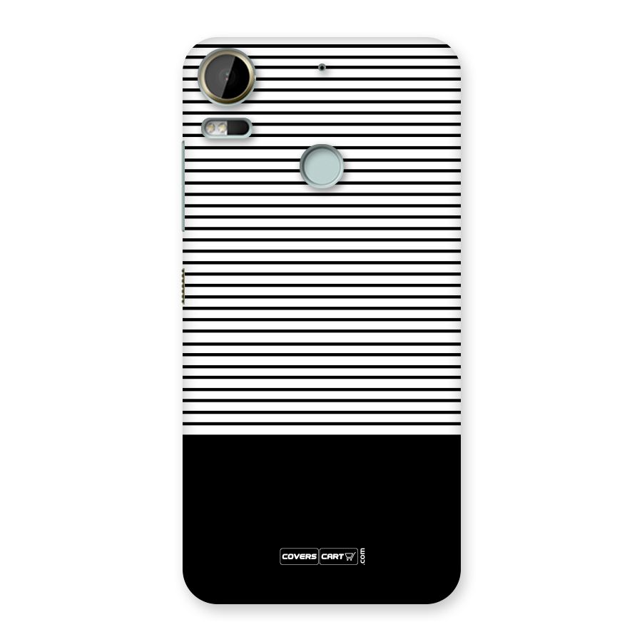 Classy Black Stripes Back Case for Desire 10 Pro