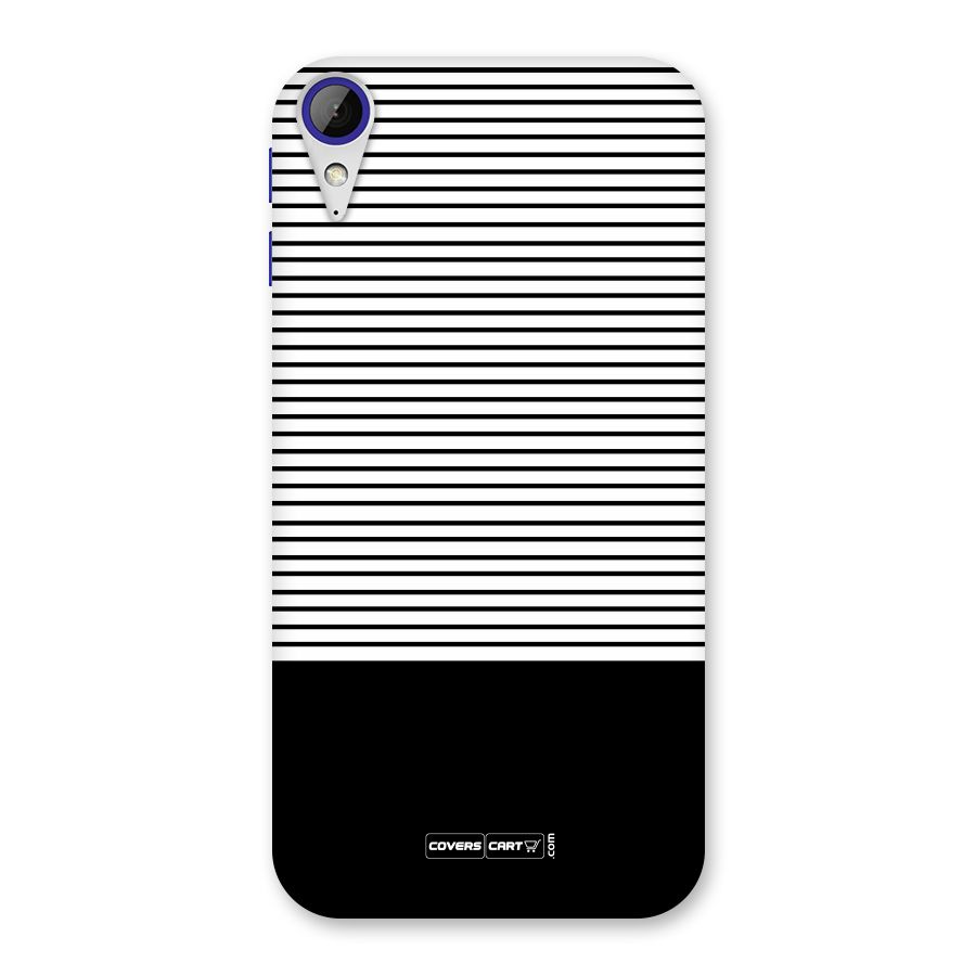 Classy Black Stripes Back Case for Desire 830