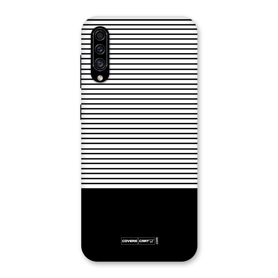 Classy Black Stripes Back Case for Galaxy A30s