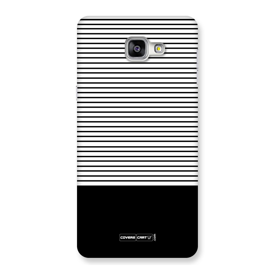 Classy Black Stripes Back Case for Galaxy A9