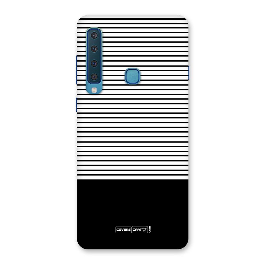 Classy Black Stripes Back Case for Galaxy A9 (2018)