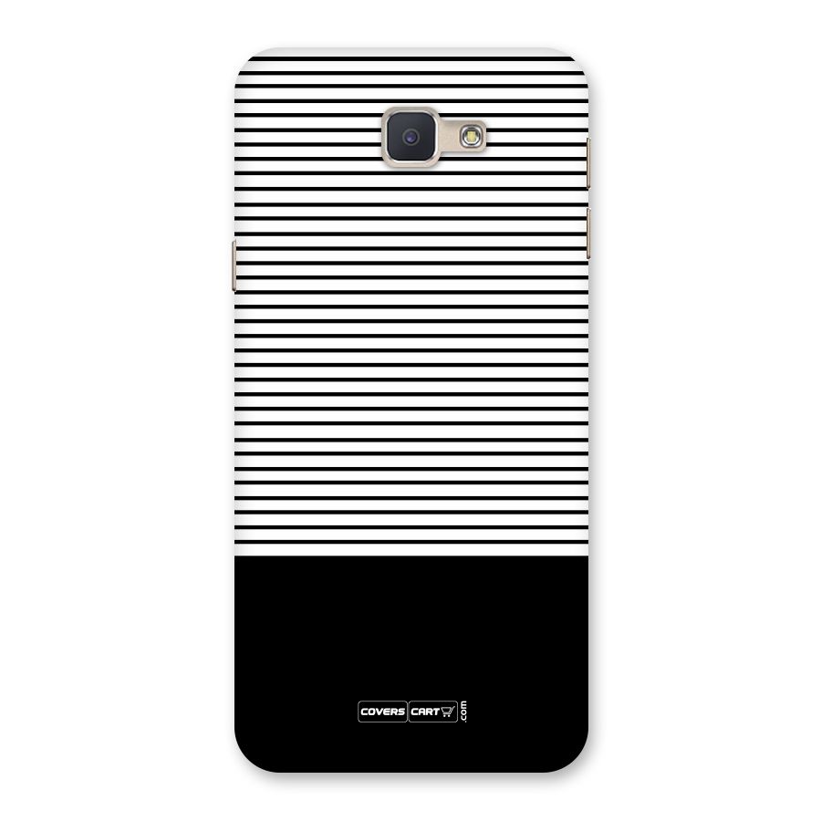 Classy Black Stripes Back Case for Galaxy J5 Prime