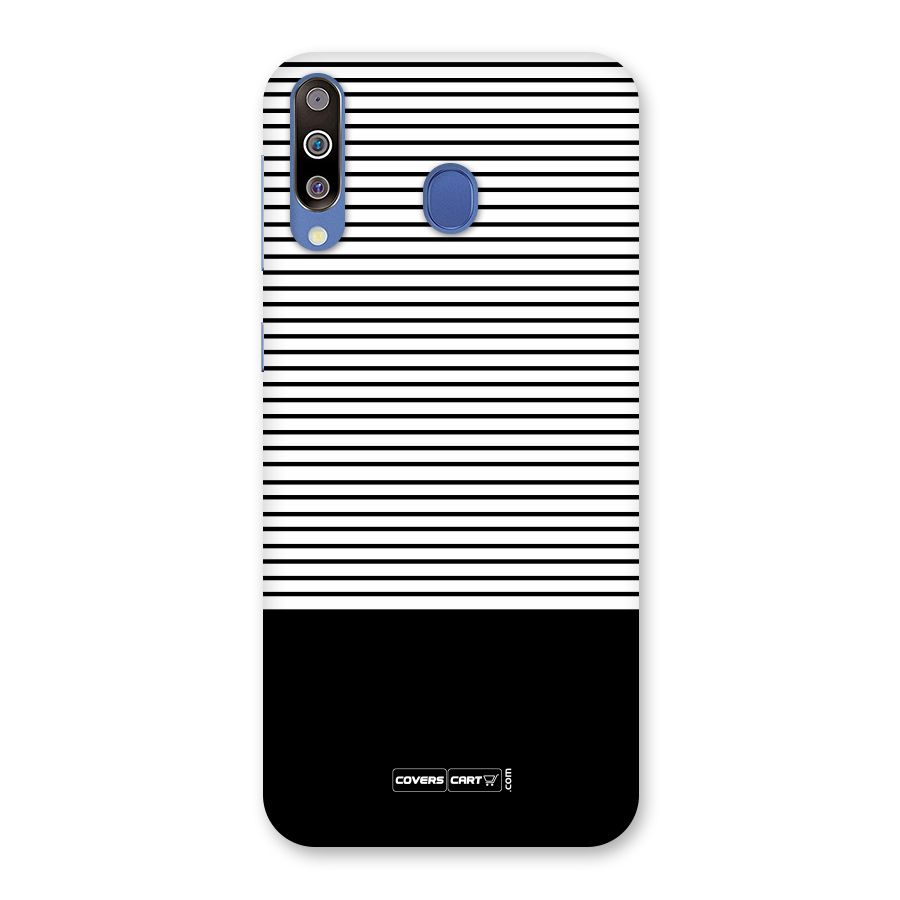 Classy Black Stripes Back Case for Galaxy M30