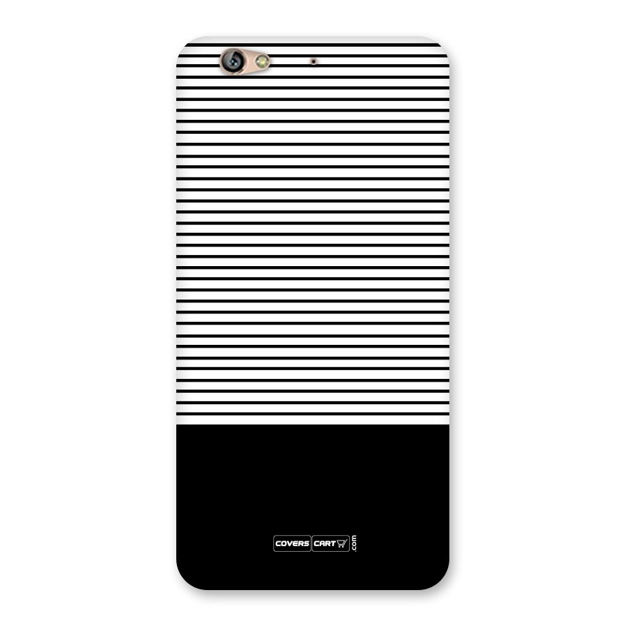 Classy Black Stripes Back Case for Gionee S6