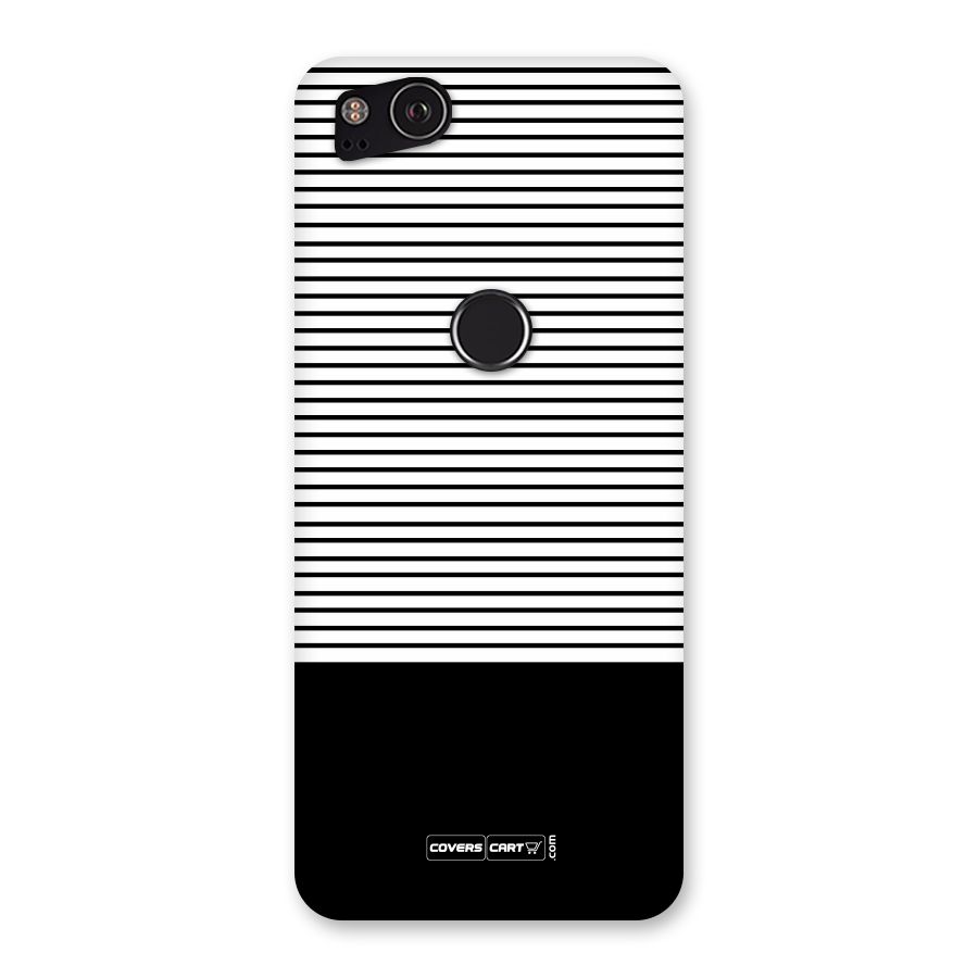 Classy Black Stripes Back Case for Google Pixel 2
