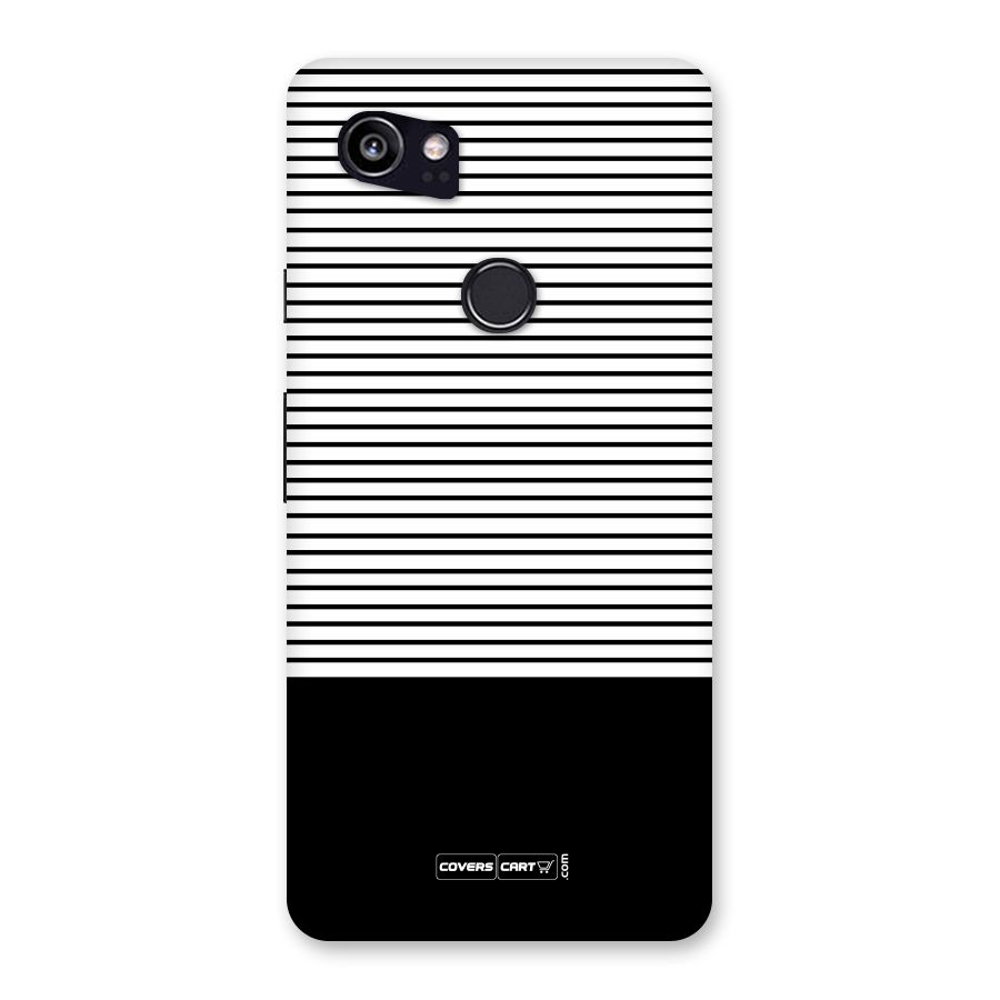Classy Black Stripes Back Case for Google Pixel 2 XL