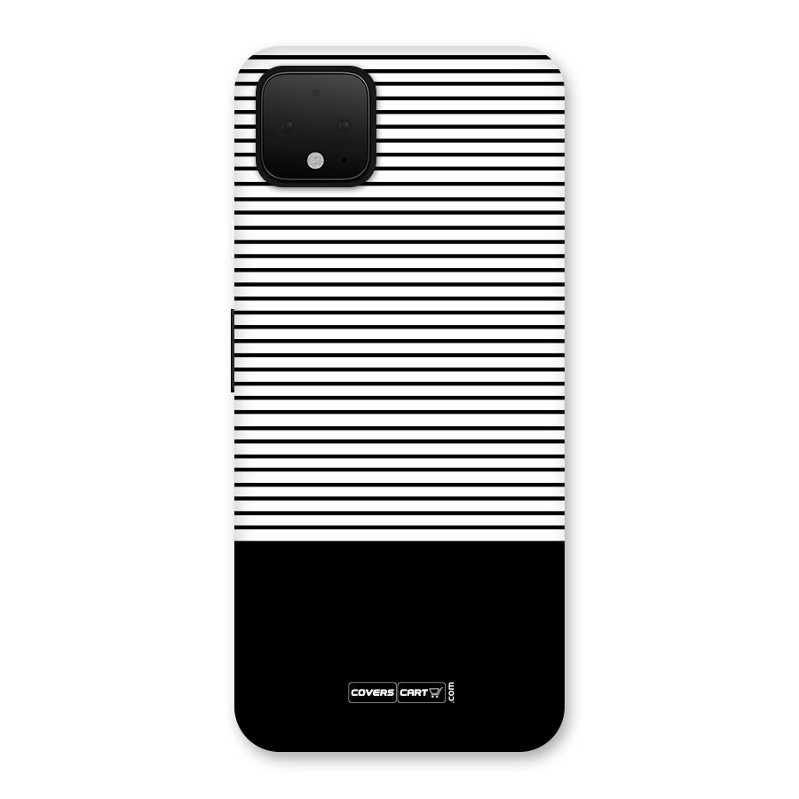 Classy Black Stripes Back Case for Google Pixel 4 XL