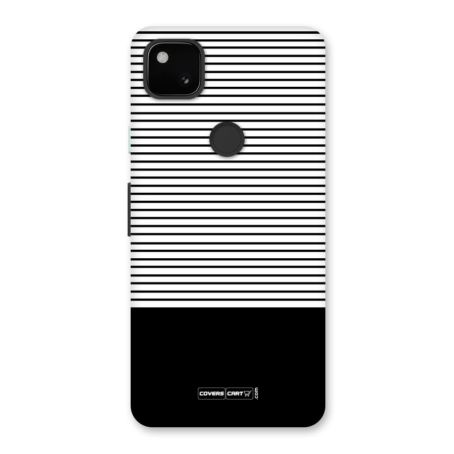 Classy Black Stripes Back Case for Google Pixel 4a