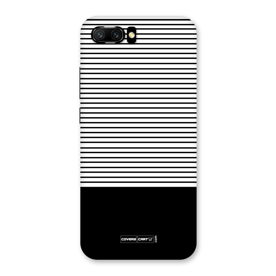 Classy Black Stripes Back Case for Honor 10