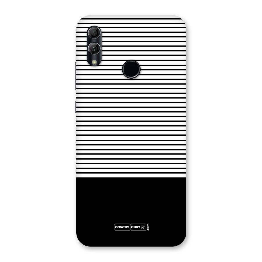 Classy Black Stripes Back Case for Honor 10 Lite