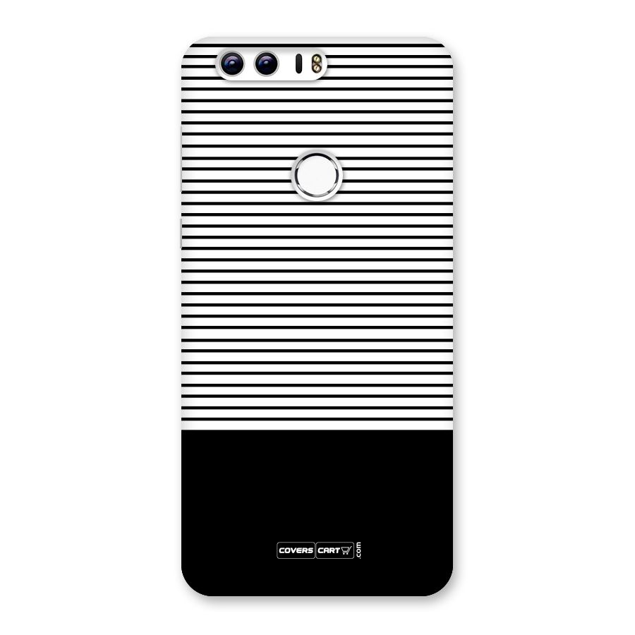 Classy Black Stripes Back Case for Honor 8