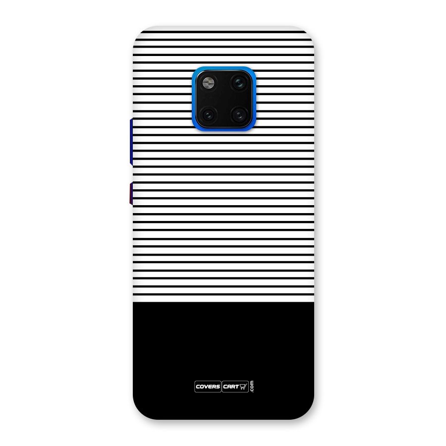 Classy Black Stripes Back Case for Huawei Mate 20 Pro