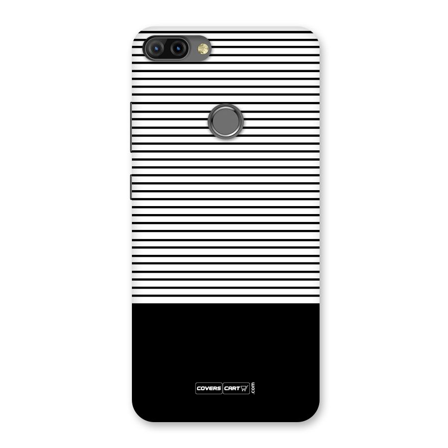 Classy Black Stripes Back Case for Infinix Hot 6 Pro