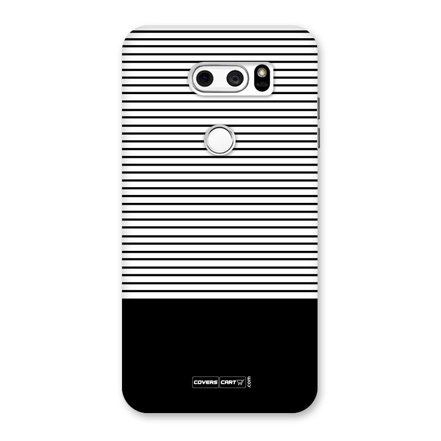 Classy Black Stripes Back Case for LG V30