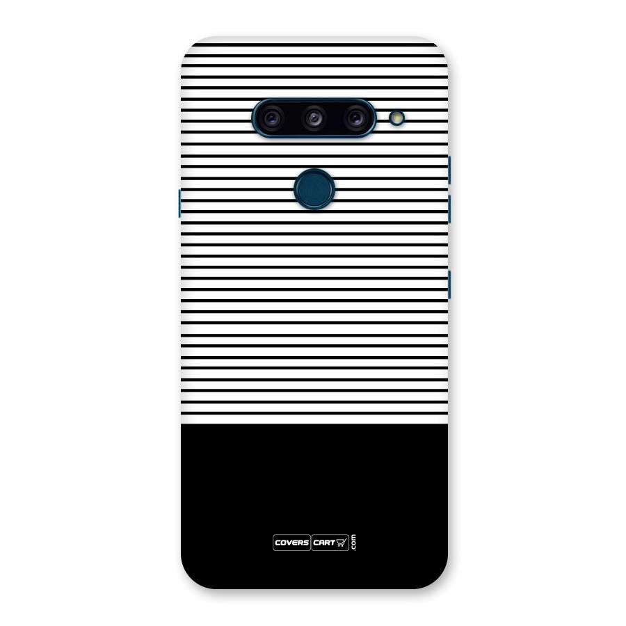 Classy Black Stripes Back Case for LG  V40 ThinQ