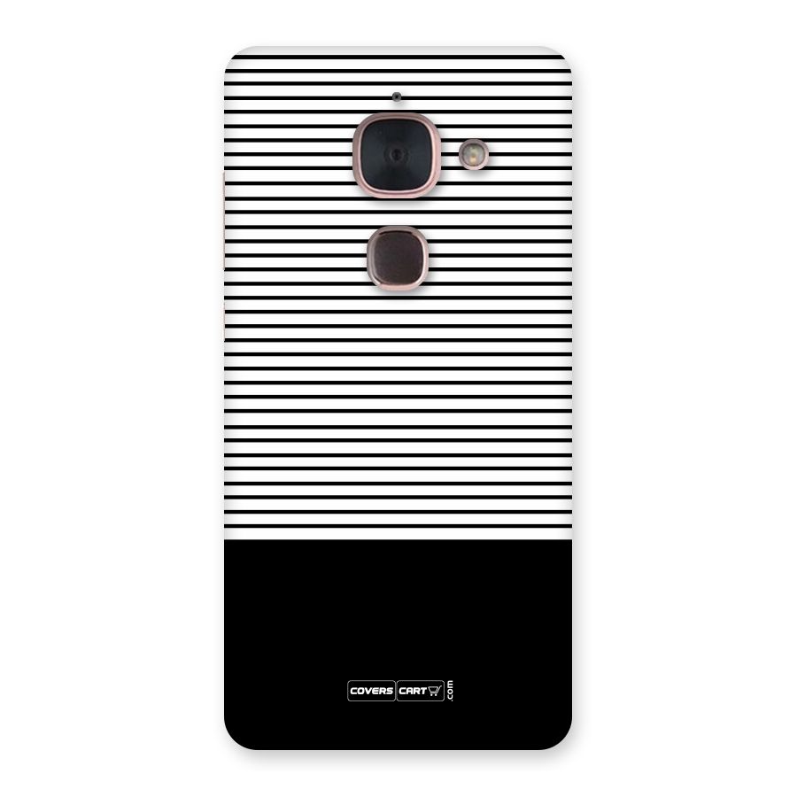 Classy Black Stripes Back Case for Le Max 2