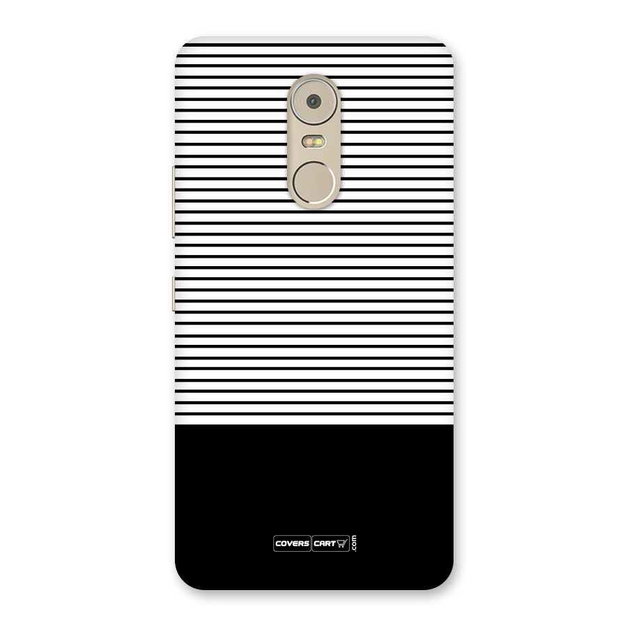 Classy Black Stripes Back Case for Lenovo K6 Note