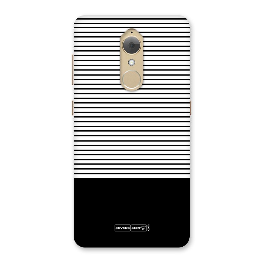 Classy Black Stripes Back Case for Lenovo K8