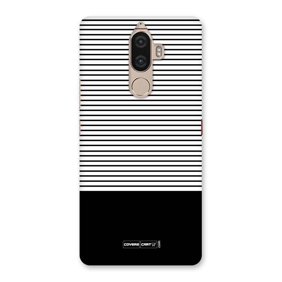 Classy Black Stripes Back Case for Lenovo K8 Note