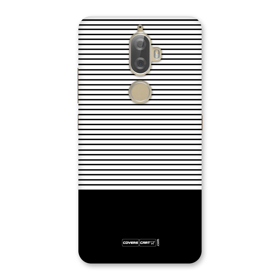 Classy Black Stripes Back Case for Lenovo K8 Plus