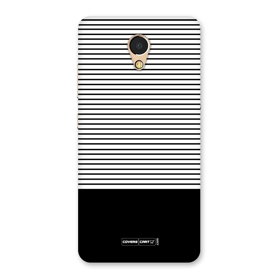 Classy Black Stripes Back Case for Lenovo P2