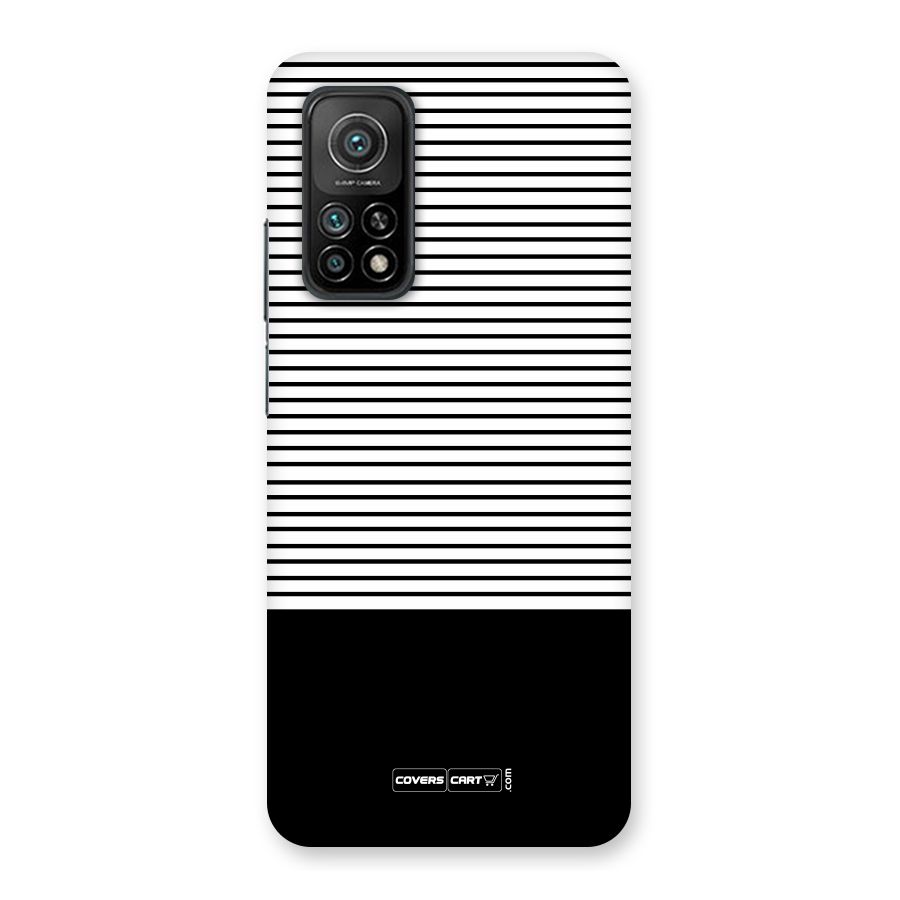 Classy Black Stripes Back Case for Mi 10T Pro 5G