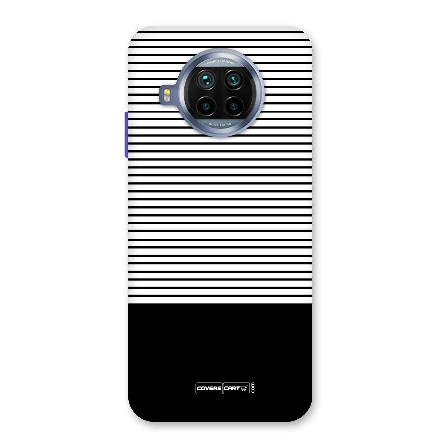 Classy Black Stripes Back Case for Mi 10i