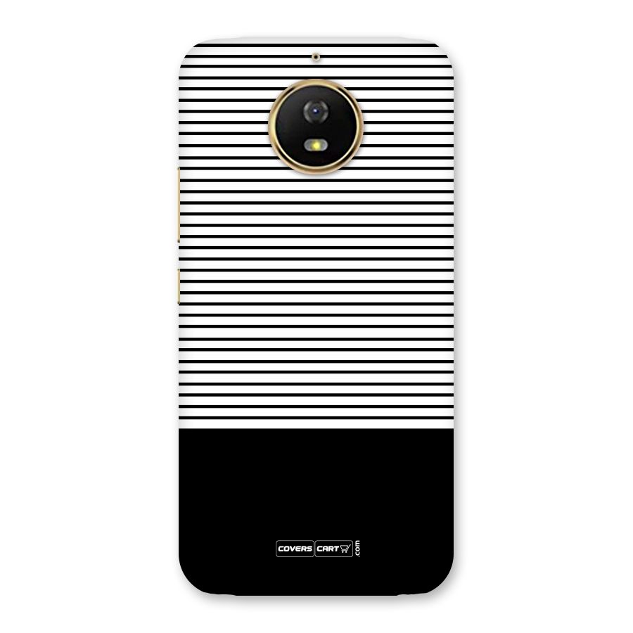 Classy Black Stripes Back Case for Moto G5s