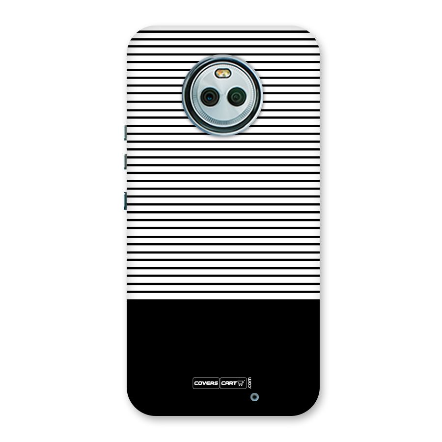 Classy Black Stripes Back Case for Moto X4