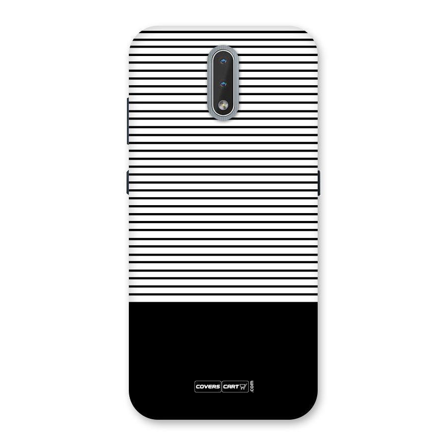 Classy Black Stripes Back Case for Nokia 2.3